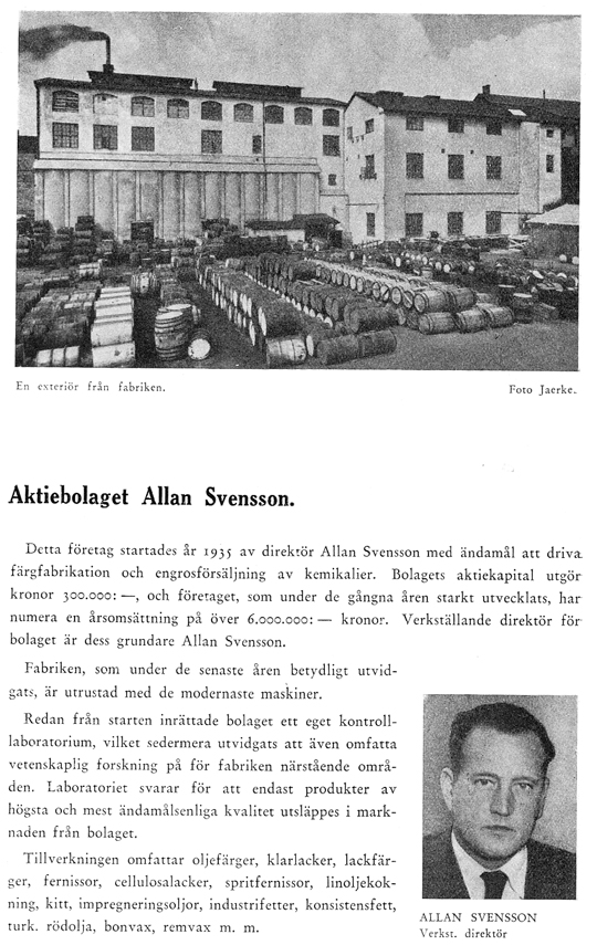 Allan Svensson Text