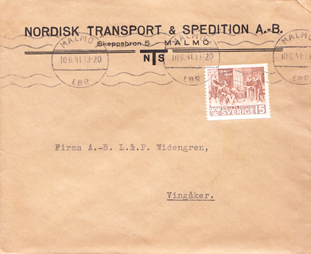 Nordisk Transport brev